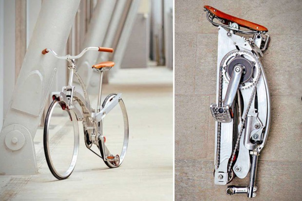 Ya conoces la bicicleta plegable? Es la última invención del momento!