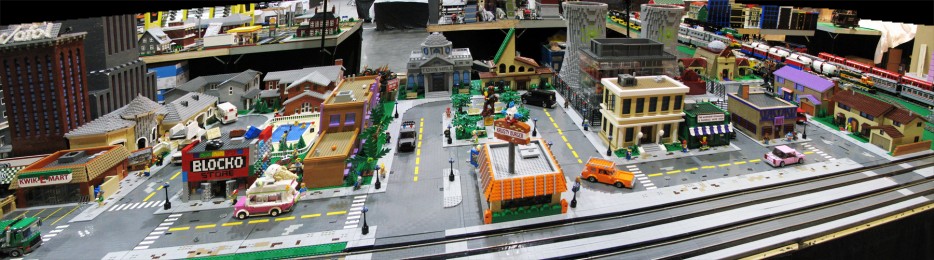 Seguramente conoces Springfield pero… alguna vez viste esa ciudad hecha de LEGOs???