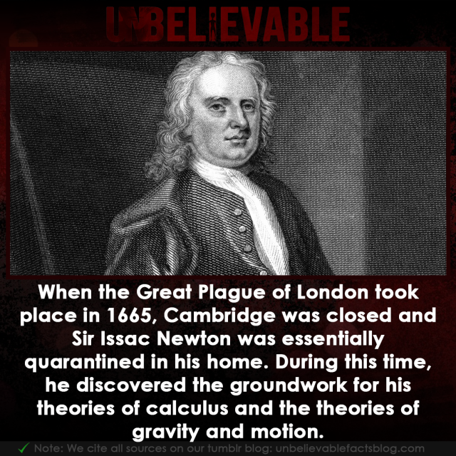 Cuando tuvo lugar la Gran Peste de Londres en 1665, Cambridge …