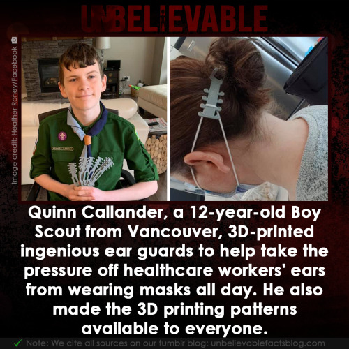 Quinn Callander, un Boy Scout de 12 años de Vancouver ...
