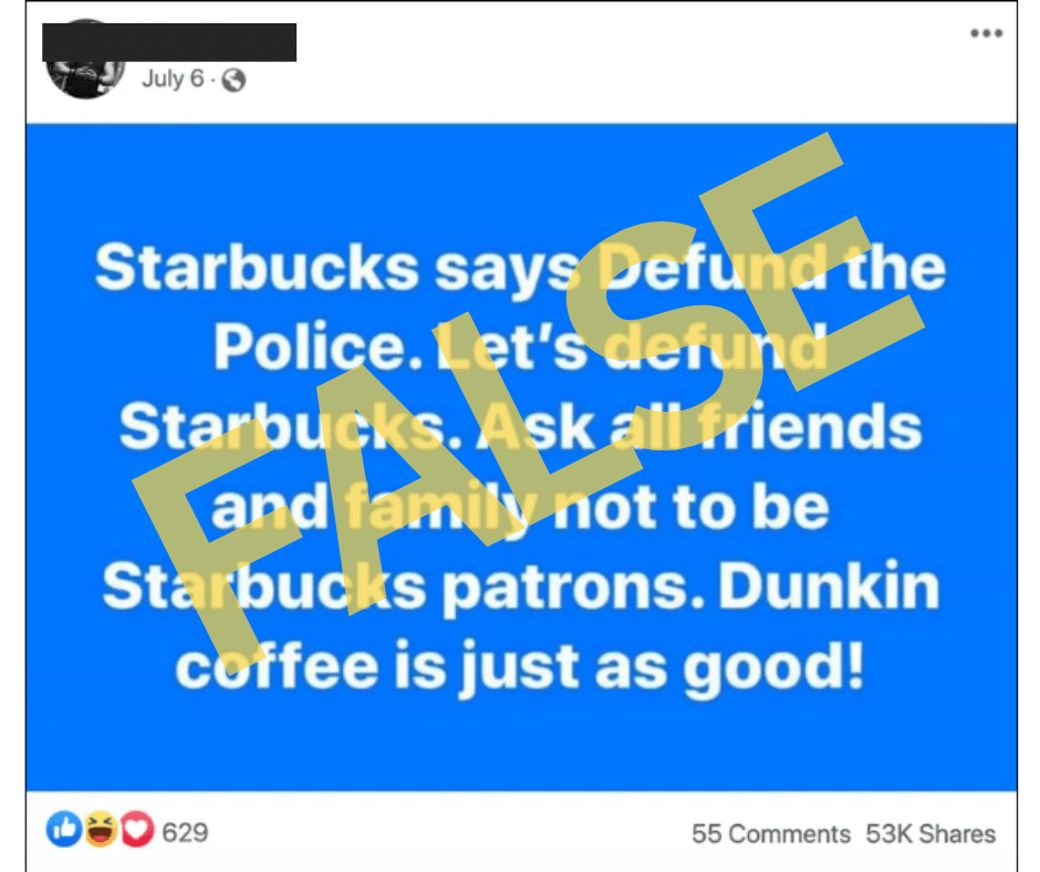 la policía de Starbucks desembolsa