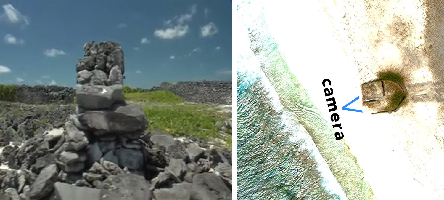 Starbuck Island apareció en Google Earth y algunos pensaron que era una roca o una estructura y otros preguntaron qué hay en Starbuck Island.
