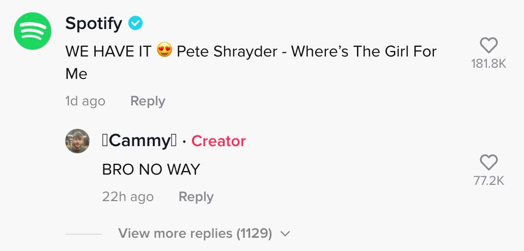 Pete Shrayder y su canción Wheres the Girl for Me resurgieron en TikTok más de 60 años después de su lanzamiento.