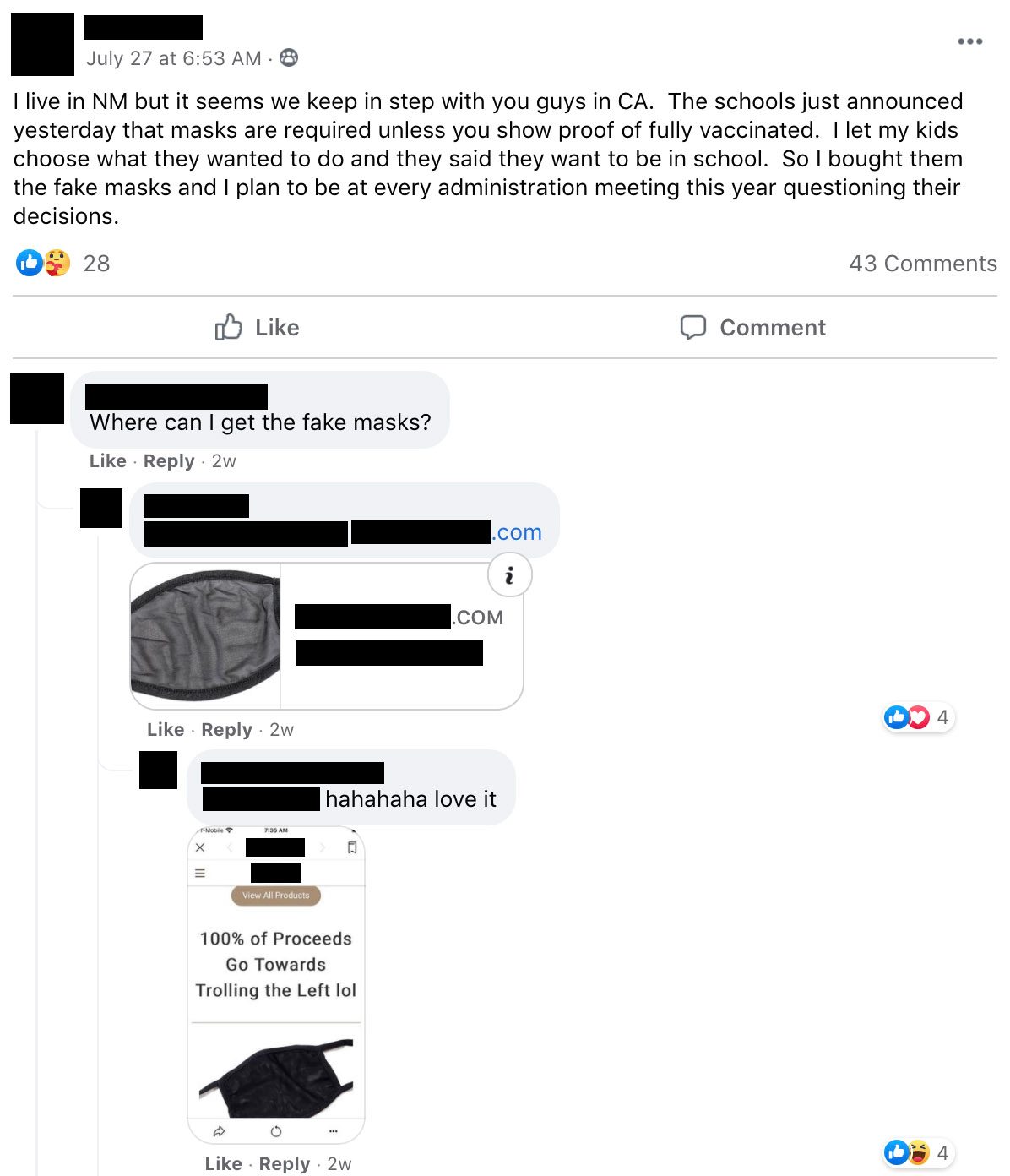 Un meme de Facebook impulsó la negación de COVID sobre los hospitales abrumados en Florida.