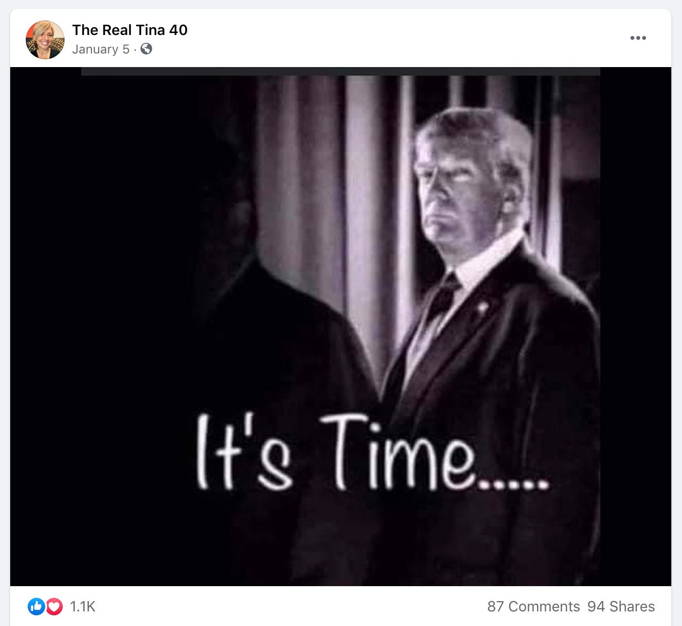 Tina Forte was at the Capitol riot on January 6 and also has posted QAnon content and debunked election conspiracy theories.