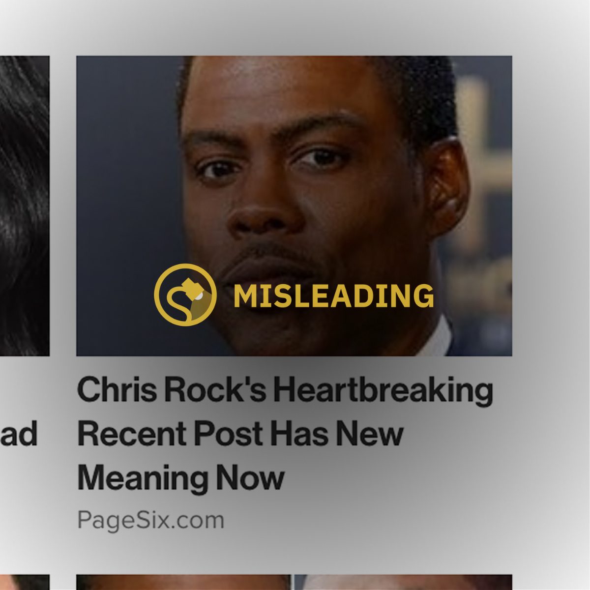 Según un anuncio en línea, Chris Rock recientemente hizo una publicación desgarradora en las redes sociales o en otros lugares.
