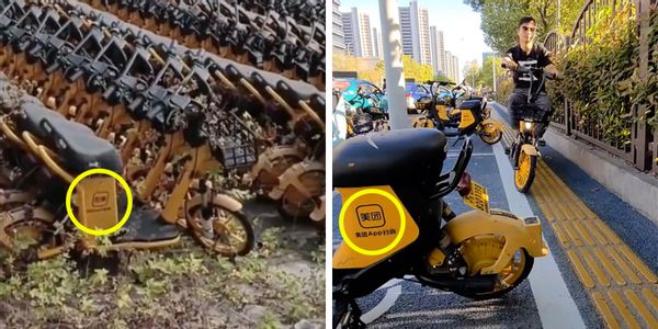 Un rumor decía que un video mostraba scooters eléctricos en China que fueron abandonados debido a los costos de la batería.