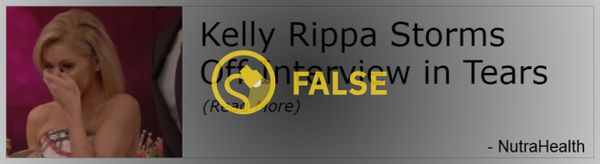 Kelly Ripa no dejará Live with Ryan and Kelly después de salir llorando de una entrevista, ni tampoco respaldó una nueva línea de productos para el cuidado de la piel.