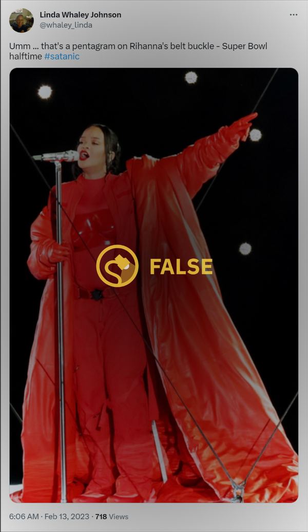 rihanna actuación satánica superbowl medio tiempo