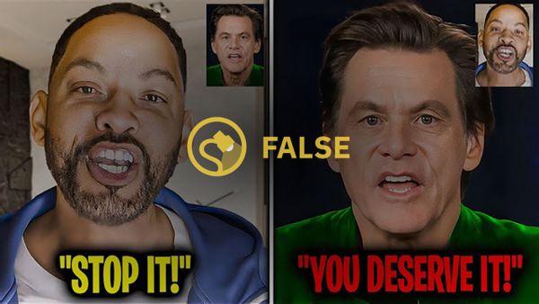 Un video de YouTube afirmaba que Will Smith había confrontado a Jim Carrey por humillarlo en la televisión en vivo con respecto a la bofetada de Chris Rock en los Oscar.